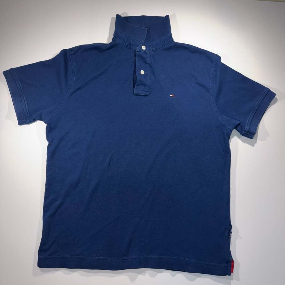 Tommy Hilfiger Men's Blue Short Sleeve Polo Shirt